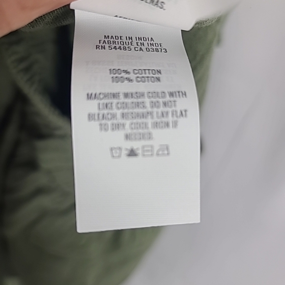 NWT Aerie Women's High Waisted Green Crinkle Gauze Pool To Party Shorts Sz M - Picture 5 of 5